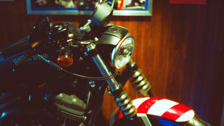 A Harley in the Dining Room, and a Lesson I Never Forgot Harley Davison Inside